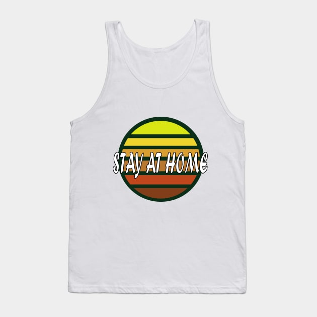 stay at home Tank Top by manal